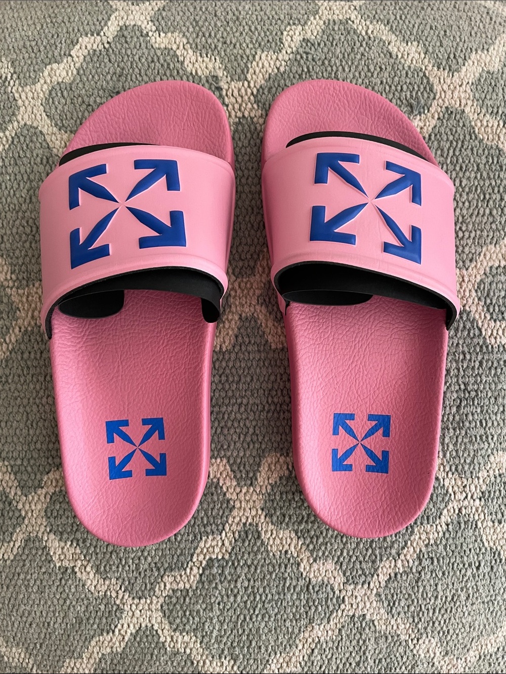 NIB Off-White Arrow Pool Slide Sandal Size 6 (Nordstrom Exclusive) - Picture 3 of 16